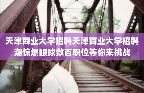 天津商业大学招聘天津商业大学招聘潮惊爆眼球数百职位等你来挑战