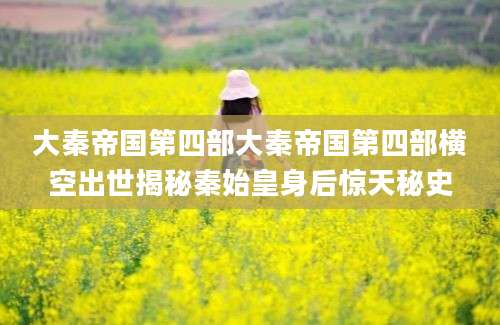 大秦帝国第四部大秦帝国第四部横空出世揭秘秦始皇身后惊天秘史