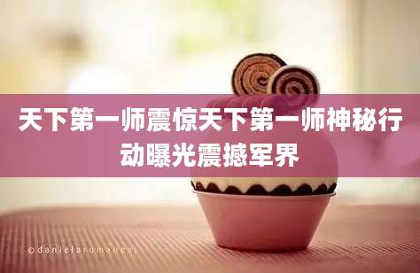 天下第一师震惊天下第一师神秘行动曝光震撼军界