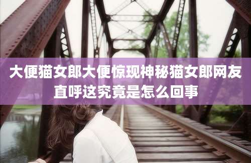 大便猫女郎大便惊现神秘猫女郎网友直呼这究竟是怎么回事
