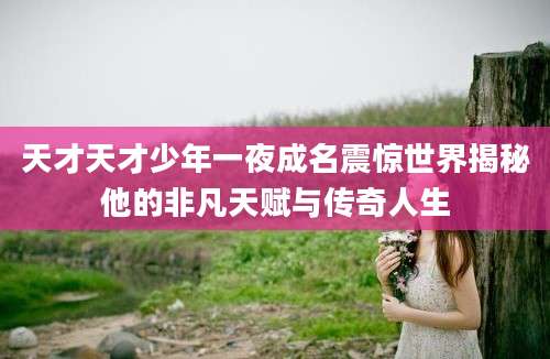 天才天才少年一夜成名震惊世界揭秘他的非凡天赋与传奇人生